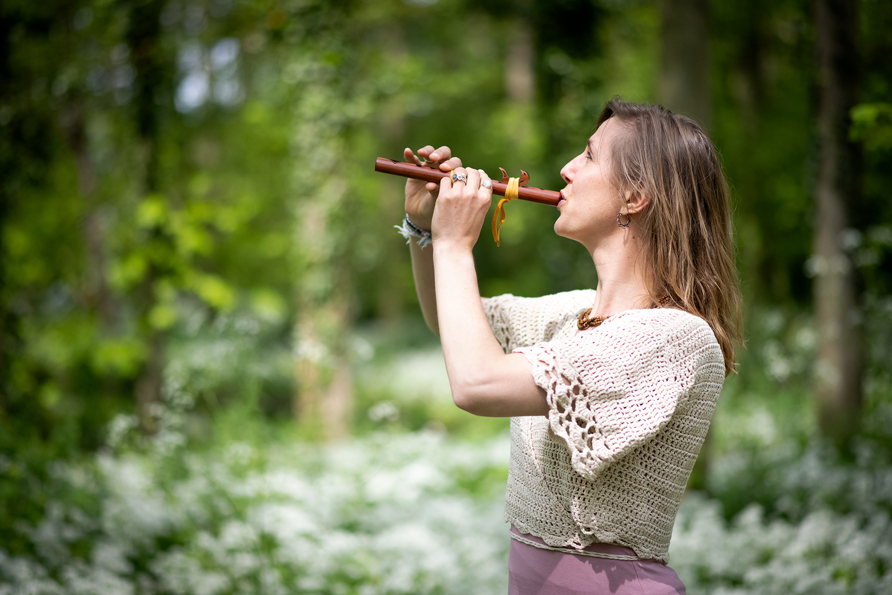 Lilian Kluivers speelt fluit